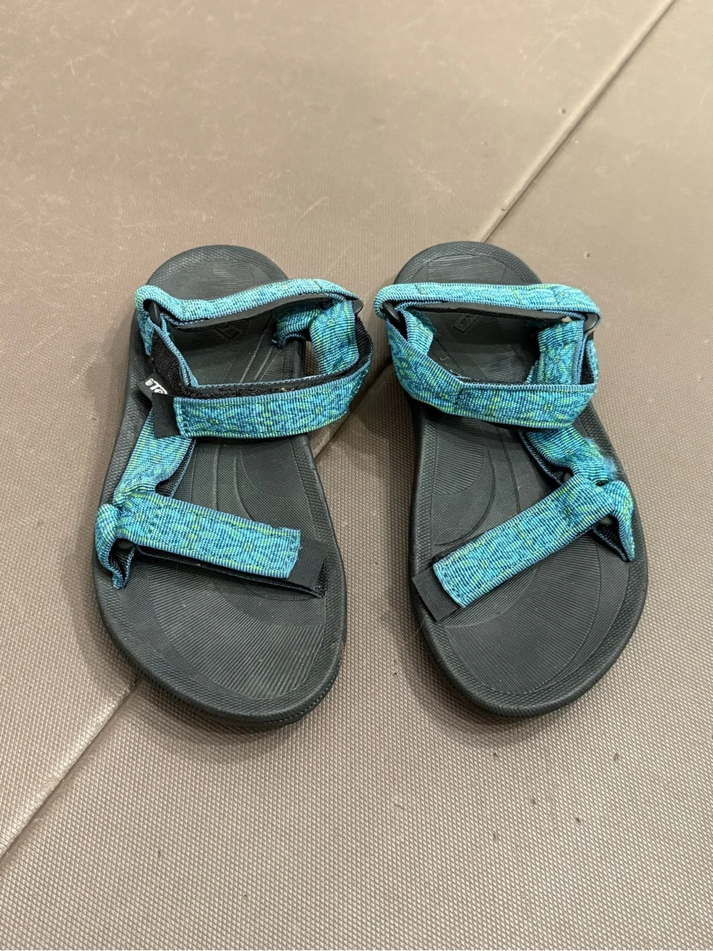 TeVa Hurricane Sport Sandals Strap Blue Floral Print Women’s 7 - Picture 2 of 6